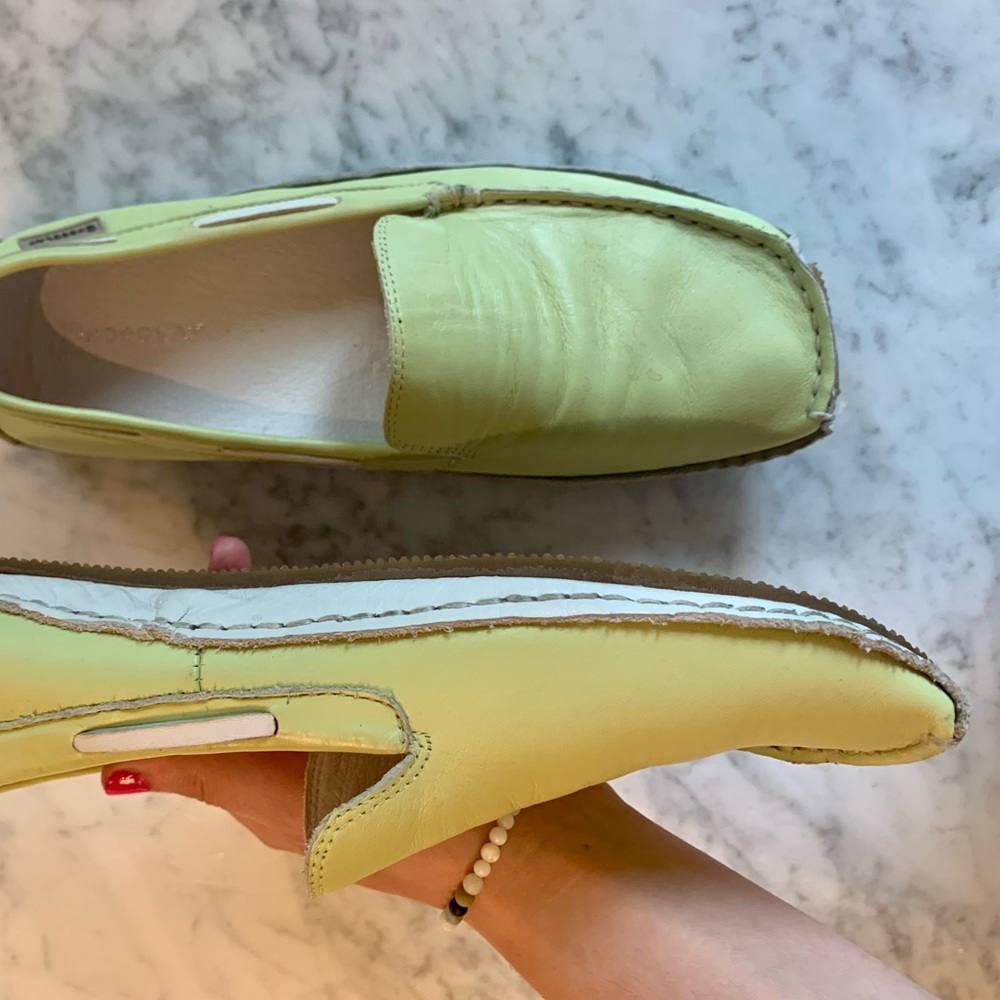 Chocolat Blu Bright Green Loafers